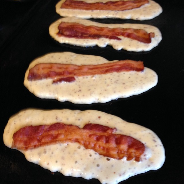 Bacon Pancake Dippers