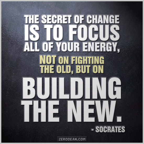 Focus on the New, Not the Old