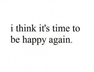Be Happy Again