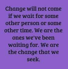 Quote: we are the change that we seek at Livefitandsore.com