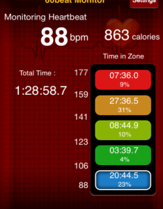 Boxing Heart Rate Data - Live Fit and Sore