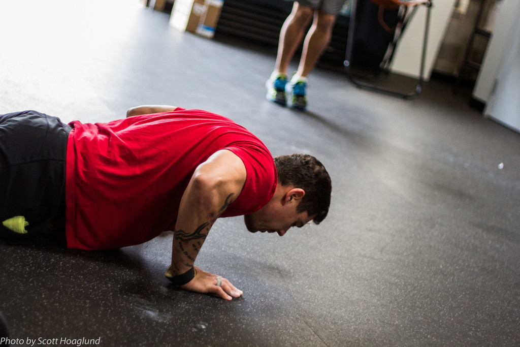 How do you train for push ups? 