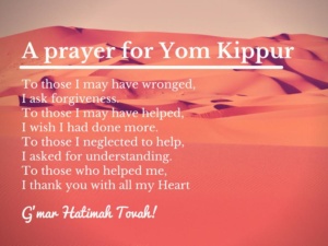 A Prayer for Yom Kippur